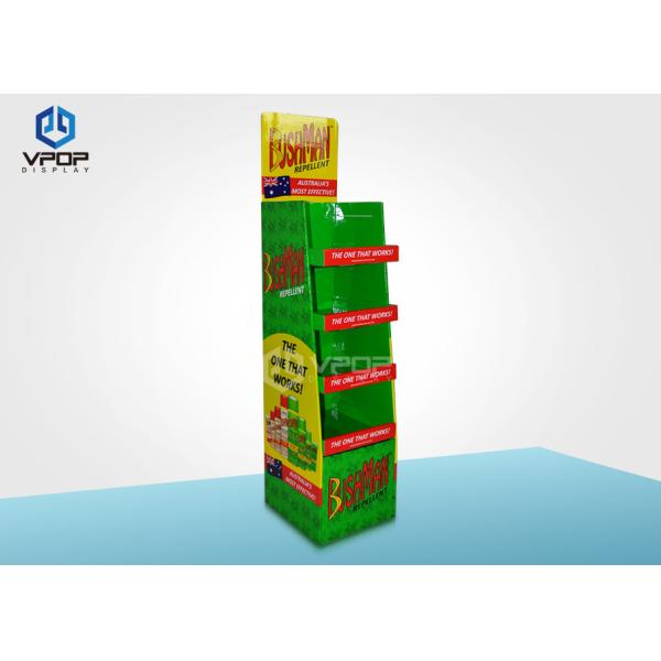 Buy Easy Assembling Cardboard Floor Displays Economical Foldable For Supermarket at wholesale prices