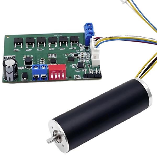 22mm Brushless Coreless Motor Slotless Motor 12V to 48V 43W 16360rpm Customizabl