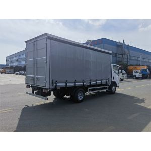 GVW 3500kg Japanese Isuzu Tarpaulin Truck KV100 115hp Light Cargo Box Van Truck