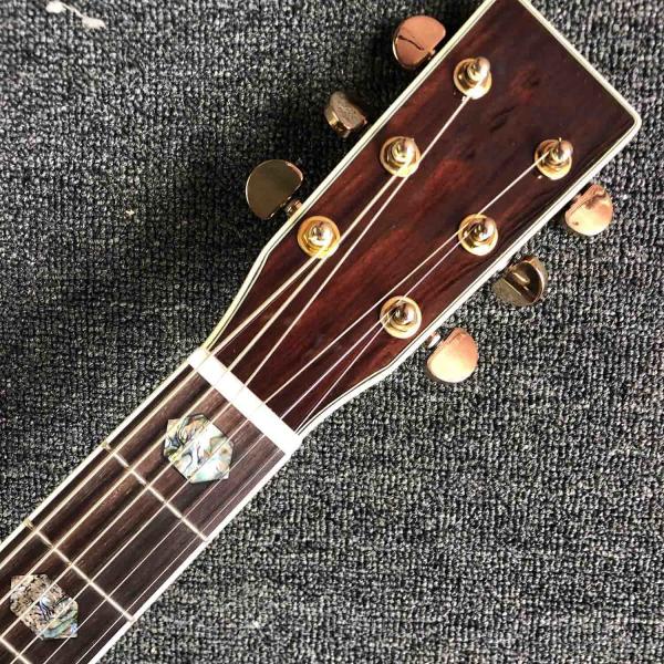 Custom Top Quality Solid Spruce Top Rosewood Back & Sides Acoustic Cutaway Guitar