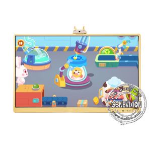 Wall Mounted AG Glass 400 Nits Touch Screen Whiteboard