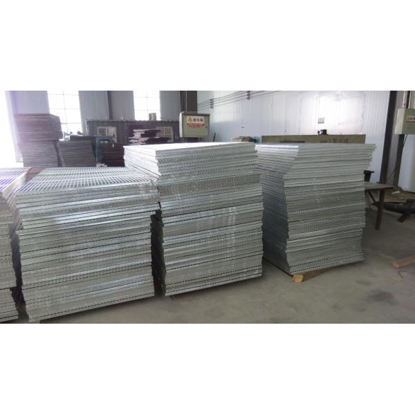 Steel grating stock area