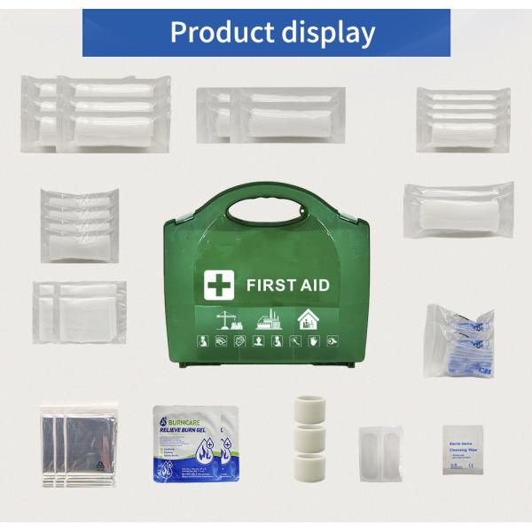 Work Place Survival Medium Workplace First Aid British Standard HSE Emergency Box Kit for Work 25-100 Person Hse