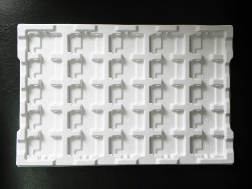 Buy Eco Custom Dustproof Molded Pulp Paper Pulp Green Sustainable Cushioning at wholesale prices