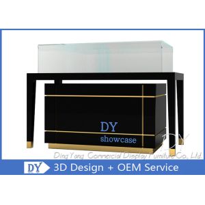High End Glass Jewellery Showcase / Jewelry Counter Furniture