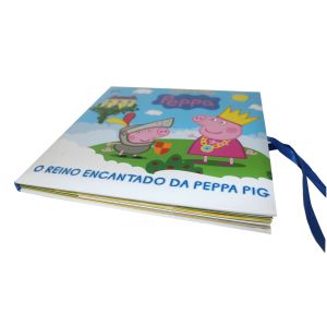 Children Hardcover Book Printing Service Pop Up Board 200 Grams C2S Paper 4C