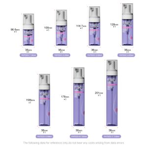 Foam Dispensing with Pump Cap on Customizable Foam Pump Bottle