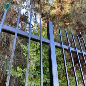 3d Textured Steel Tubular Fence Tactile Surface