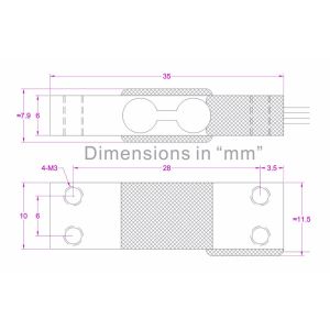 Small size weight sensor 1kg 2kg 5kg 10kg Load measurement transducer