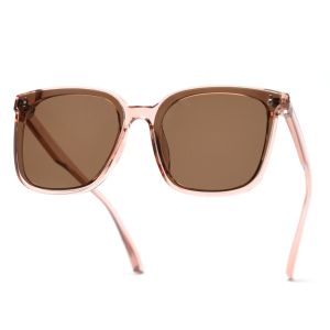 Ultralight TR Polarized UV Resistant Frida Square Rimmed Sunglasses