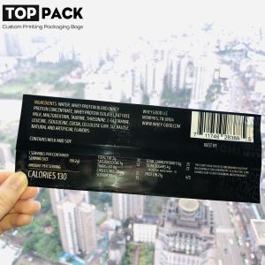 Custom printed plastic ice cream packaging popsicle food bag pouch