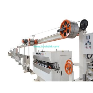 Plastic Sheath PVC Wire Extruder , Electric Cable Extrusion Line