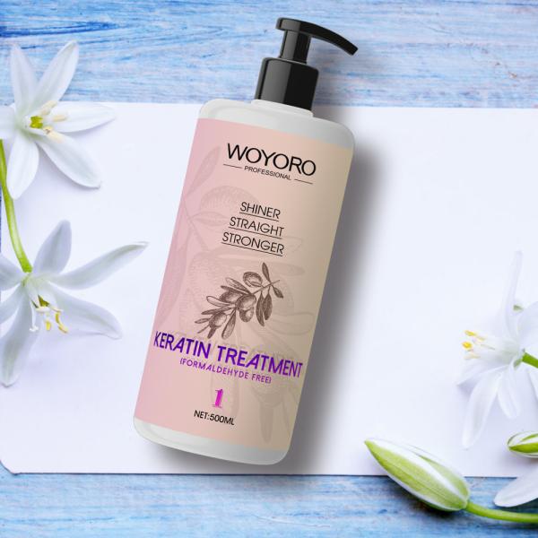 OEM 500ml Keratin Moisturizing Hair Conditioner Flower Fragrance