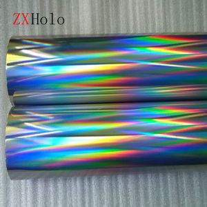 Custom Seamless Holographic Lamination Film Roll For Paper Board