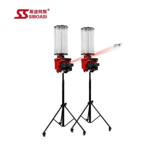 Red Badminton Shuttlecock Feeder Machine Training Lifting System 0-70CM