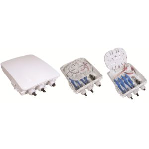 Quality Optical Fiber Distribution Box 199X160X46mm,wall-mounted(Indorr&amp;outdoor),IP65,12 SC/12 duplex LC/1X8 splitter for sale