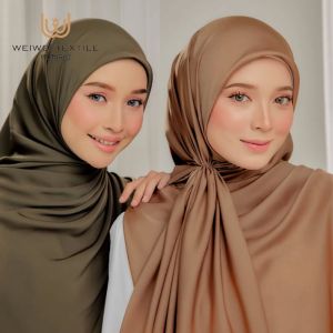 High Quality Dubai Hijab Cape Custom Long Prayer Scarf Muslim Women Wholesale