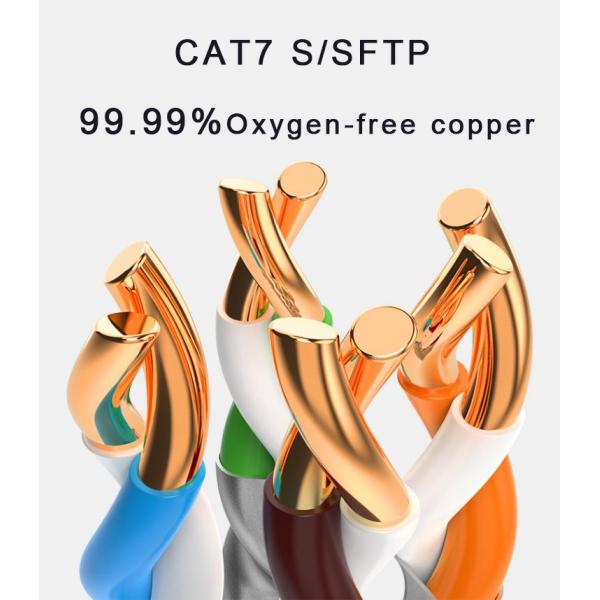 FPE Insulation Cat7 Bare Copper 0.64mm Network Lan Cable