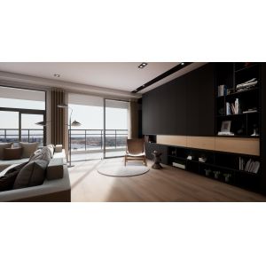 Eco Friendly Wood Grain Rigid Core SPC Fireproof Click Elegant Oak Burlywood