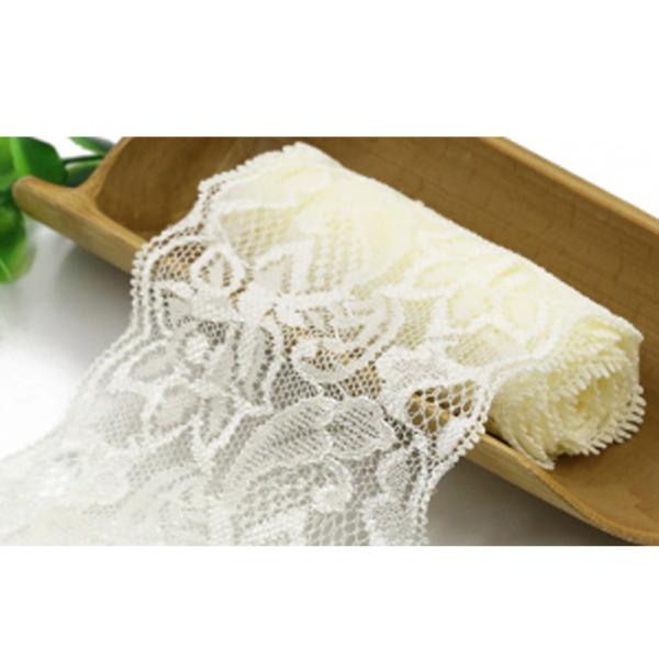 fashion african lace fabric high quality nigerian l bridal lace with beads fabric white