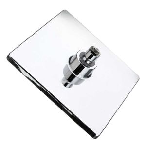 Fixed Ceiling 8in Square Waterfall Shower Head Single Function
