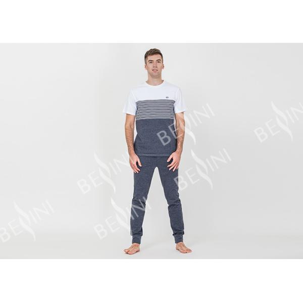 Buy Personalized Mens Designer Pajama Sets , Mens Cotton Loungewear S/M/L/XL/XLL Size at wholesale prices