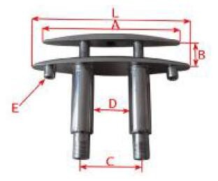 Buy STAINLESS STEEL FLUSH MOUNT PULL UP CLEAT MARINE at wholesale prices