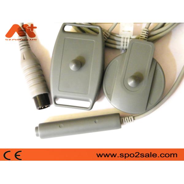 Buy 6 Pin UT3000B 2 In 1 Fetal Monitor Transducer With Gray TPU Cable Round at wholesale prices