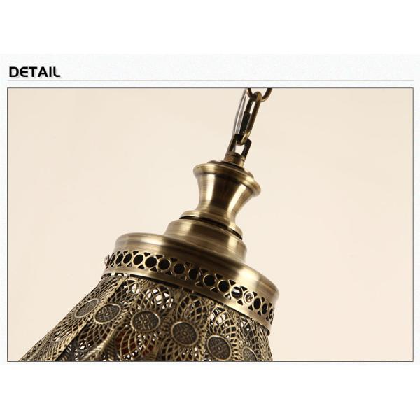 Metal Hollow Hanging Light Morocco Exotic Pendant Light for Turkish Southeast Asia Cloth Shop Light(WH-DC-20)