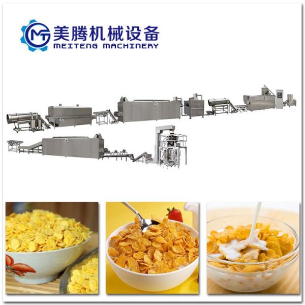 Buy 500kg/H Breakfast Cereal Processing Line Corn Flakes Maker Machine 1500kg at wholesale prices