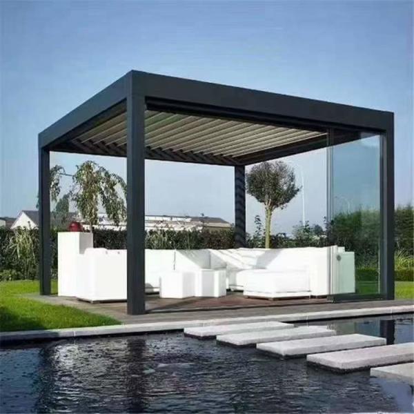 Buy 4x3m Manual/electric Alu.Louvred Pergola at wholesale prices