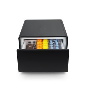 Smart Bedside Table with 65L Refrigerator and Wireless Charging Tempered Glass