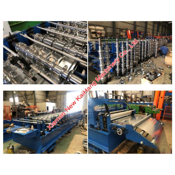 Roll forming machine, panel machine, Trimdeck 760, Roof panel, in buildings