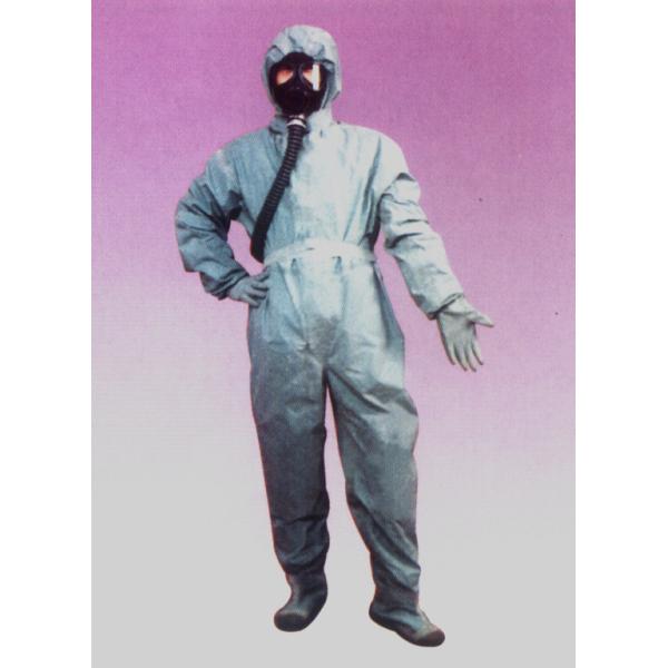 Buy Airtight Safety Chemical Protective Suit Clothing 185cm Alkali Proof at wholesale prices