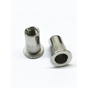 Tooth Pattern Blind Hole Nut Zinc Nickel Alloy In Aerospace Automobile