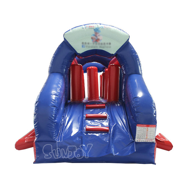 0.55mm Plato Pillar Obstacle Water Slide For Children'S Amusement Park