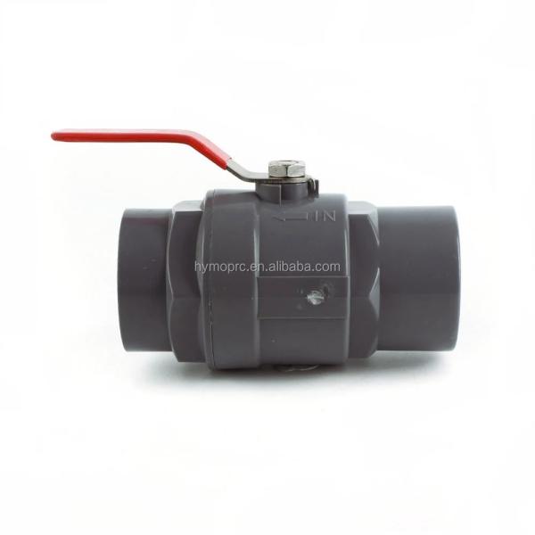 General 1/2 PVC Ball Valve with Steel Handle and 1.0MPA Pressure ASTM/DIN/ASNZ