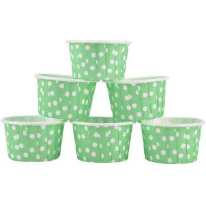 Chocolate Pastry Round Heat Resistant Non Stick Cake Cups