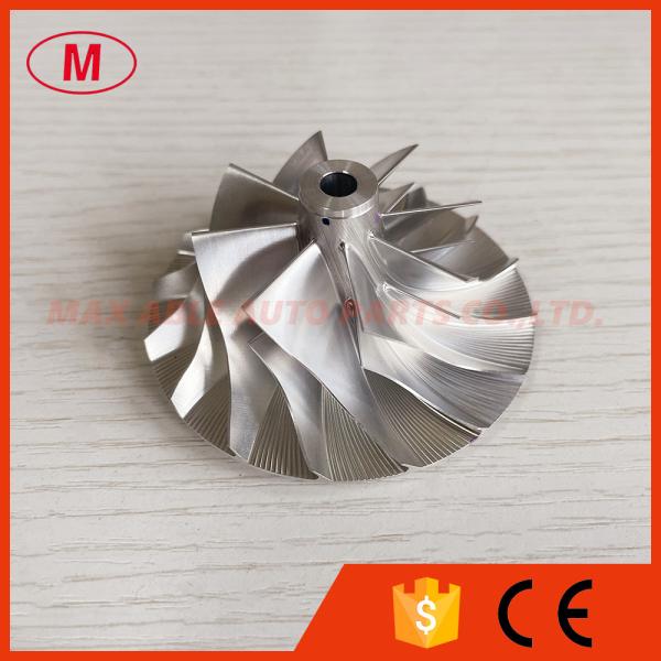 K16 44.20/66.00mm 8+8 blades turbo milling/aluminum 2618/billet compressor wheel.