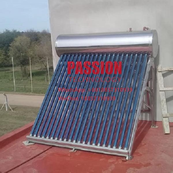 200L 304 Stainless Steel Solar Water Heater 150L Non Pressure Vacuum Tube Collector
