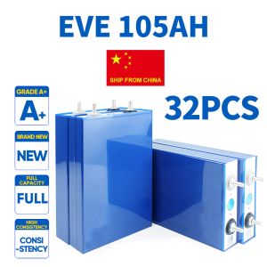 Quality 32pcs Grade A LiFePo4 Battery 3.2V 105AH for -Ukraine Collaboration for sale