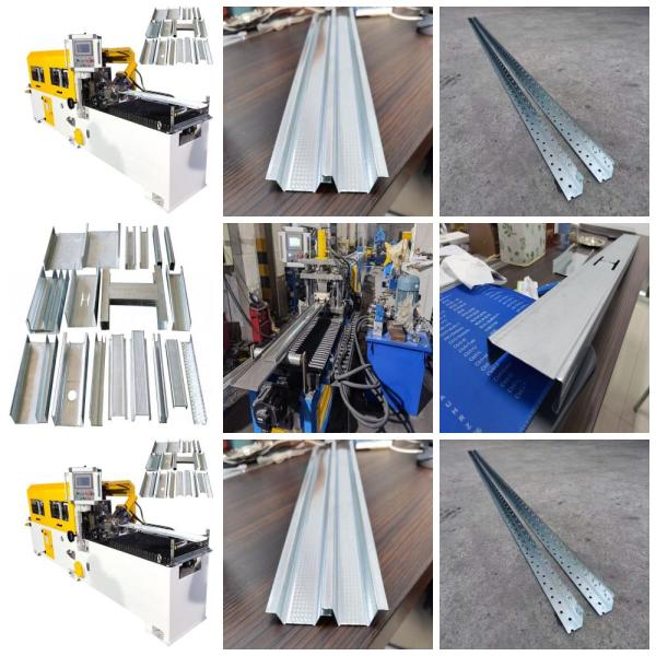 Metal Stud Solar Strut Roll Forming Machine Steel Roll Former