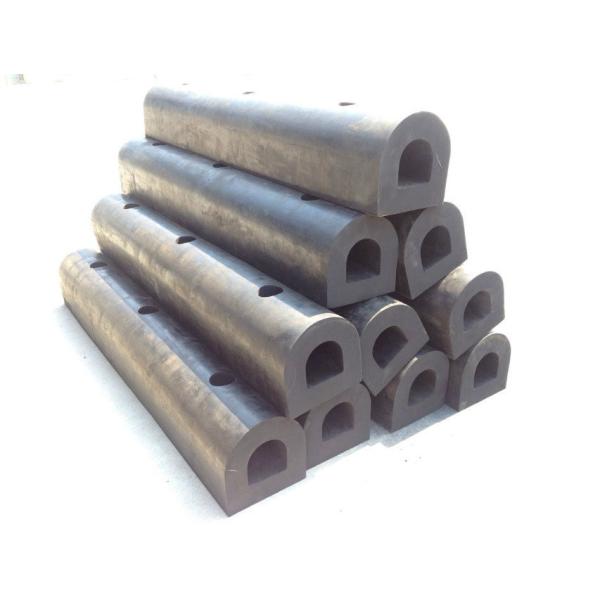Buy Bolted Black D Rubber Fenders Excellent Weather Resistance for Marine Protection at wholesale prices