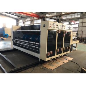 Chain Feeding Flexo Printer Slotter Die Cutter Corrugated Cardboard 0-60 Pcs /