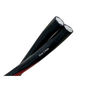 Shanghai Shenghua Cable XLPE / PVC Insulated Aerial Bundled Cable , Triplex