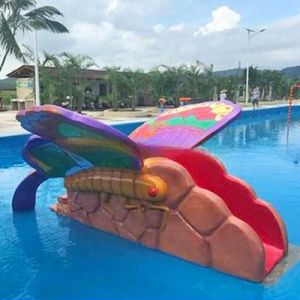 Weather Resistance Kids Water Slide Playground For Water Park