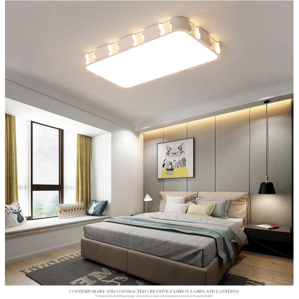 Tri-color/non-pole dimming small/medium/big simple and fashionable bedroom/living room/balcony ceiling lamp