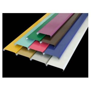 U Strip Aluminum Metal Ceiling 0.8mm