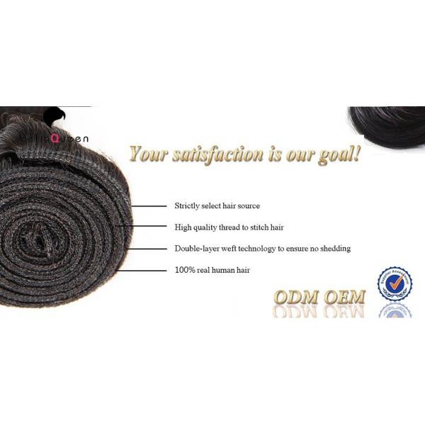 Health Water Wave Pure Virgin Indian Curly Hair #1B Black Women Hair Extension