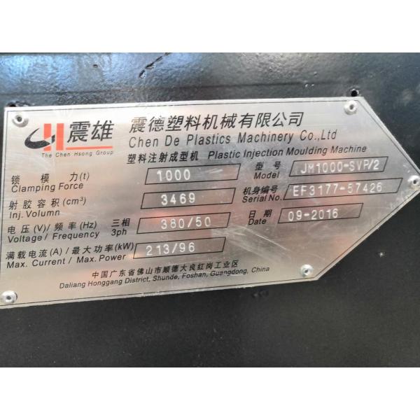 Plastic Basket Chen Hsong Injection Molding Machine 1000 Ton Used With Servo Motor